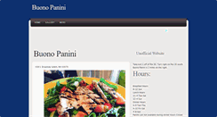 Desktop Screenshot of buonopanini.com